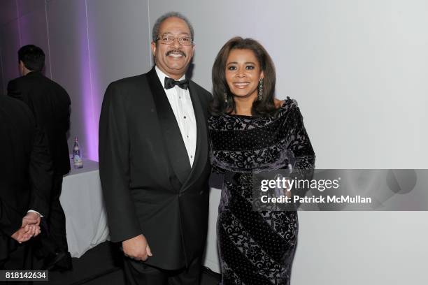 Congressman Chaka Fattah and Renee Chenault-Fattah attend National Museum of American Jewish History Grand Opening Gala at Market Street & 5th on...