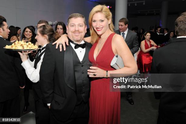 Jonathan Glasgow and Marti Gordon attend National Museum of American Jewish History Grand Opening Gala at Market Street & 5th on November 13, 2010 in...