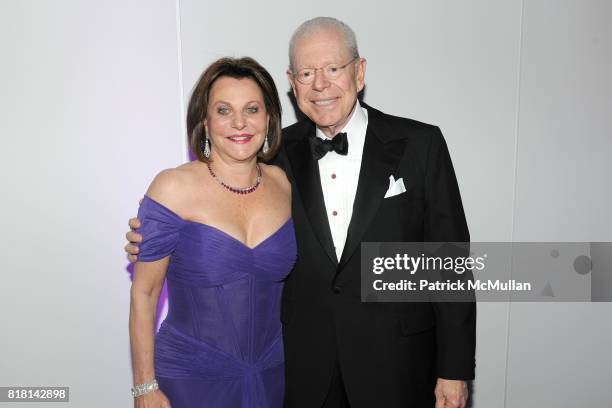 Lyn M. Ross and George M. Ross attend National Museum of American Jewish History Grand Opening Gala at Market Street & 5th on November 13, 2010 in...