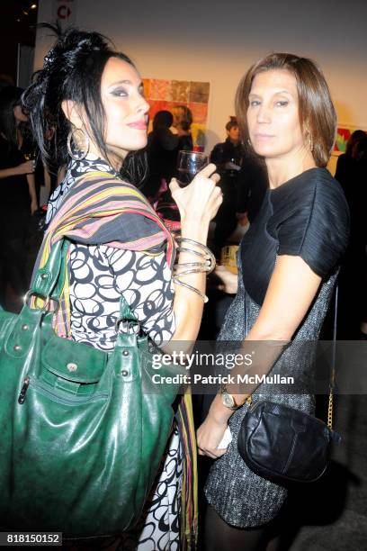 Christina Bloom and Vanessa Kostmayer attend SIXTEENTH ANNUAL ARTWALK NY Benefitting The Coalition For the Homeless at Skylight Studios 275 Hudson...