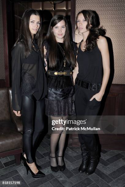 Alejandra Cata, Thea Carley, Melody Candil and attend THE CINEMA SOCIETY & DKNY JEANS host the after party for "DUE DATE" at Lavo on November 1, 2010...