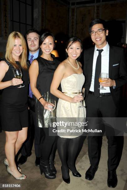 Sophie Smith, Brian Orloff, Eleanor Lam, Stephanie Lam and James Wu attend The 2010 LIBRARY LIONS GALA at The New York Public Library on November 1,...