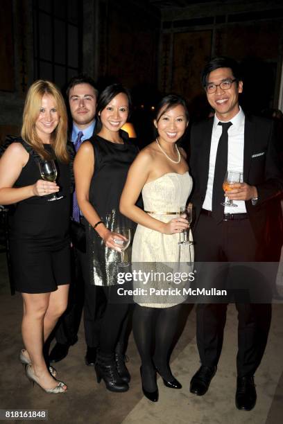 Sophie Smith, Brian Orloff, Eleanor Lam, Stephanie Lam and James Wu attend The 2010 LIBRARY LIONS GALA at The New York Public Library on November 1,...