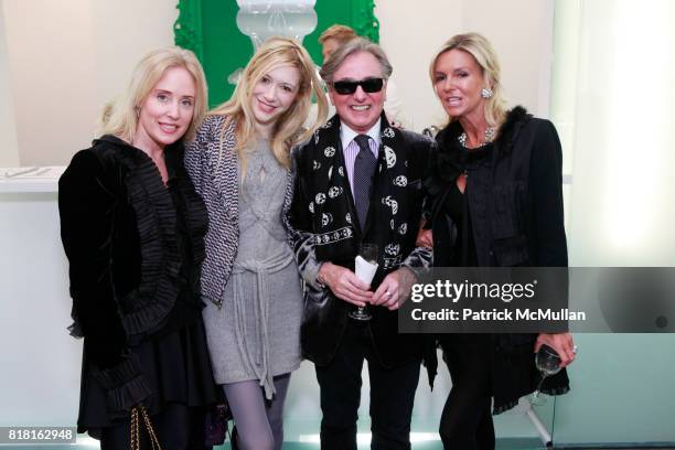 Amy Hoadley, Melissa Berkelhammer, Geoffrey Bradfield and Lisa Selby attend GEOFFREY BRADFIELD'S "THE QUICK AND THE DEAD" Opening at Sebastian +...