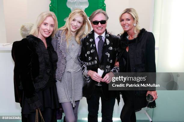 Amy Hoadley, Melissa Berkelhammer, Geoffrey Bradfield and Lisa Selby attend GEOFFREY BRADFIELD'S "THE QUICK AND THE DEAD" Opening at Sebastian +...