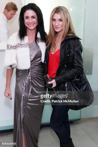 Donna Soloway and Andrea Tiede attend GEOFFREY BRADFIELD'S "THE QUICK AND THE DEAD" Opening at Sebastian + Barquet Gallery on November 1st, 2010 in...
