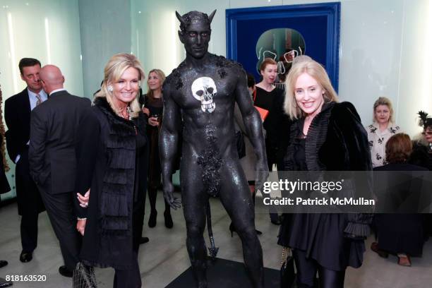 Lisa Selby and Amy Hoadley attend GEOFFREY BRADFIELD'S "THE QUICK AND THE DEAD" Opening at Sebastian + Barquet Gallery on November 1st, 2010 in New...