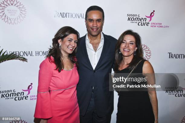 Samantha Daniels, Maurice DuBois and Iris Dankner attend HOLIDAY HOUSE 2010, OPENING NIGHT GALA at 2 East 63rd Street on November 30, 2010 in New...