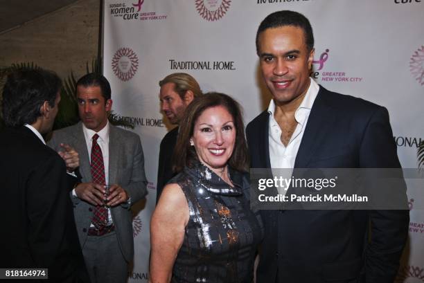 Gail Karr and Maurice DuBois attend HOLIDAY HOUSE 2010, OPENING NIGHT GALA at 2 East 63rd Street on November 30, 2010 in New York City.