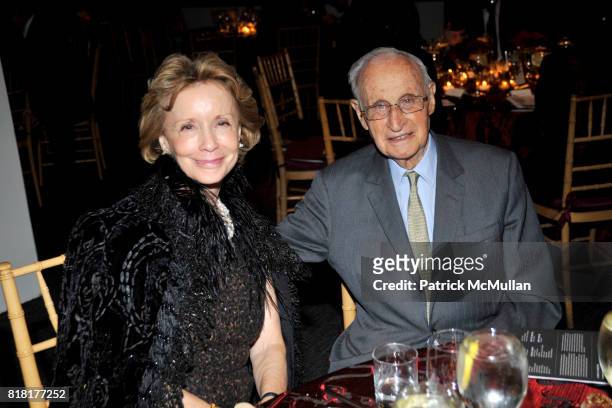 Penny Frick and Edgar Cullman attend Advocates for the Arts: a Benefit Evening for the AMERICAN FOLK ART MUSEUM at Tribeca Rooftop Two Desbrosses...