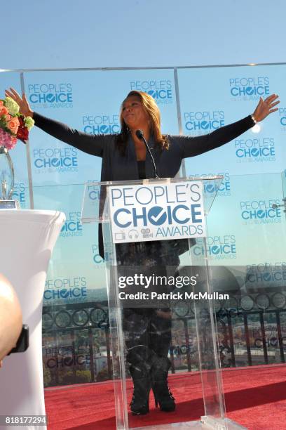 Queen Latifah attend People's Choice Awards 2011 Nominations Announcement and Press Conference at The London West Hollywood on November 9th, 2010 in...