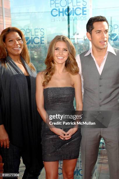 Queen Latifah, Audrina Patridge and Zachary Levi attend People's Choice Awards 2011 Nominations Announcement and Press Conference at The London West...