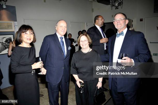 Cathy Hardwick, Mario Buatta, Laura Parsons and Barry Briskin attend Advocates for the Arts: a Benefit Evening for the AMERICAN FOLK ART MUSEUM at...