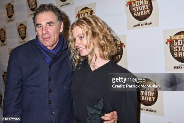 Michael Richards and Beth Skipp attend COLIN QUINN, LONG STORY SHORT OPENING NIGHT - DIRECTED BY JERRY SEINFELD at Helen Hayes Theatre on November 9,...