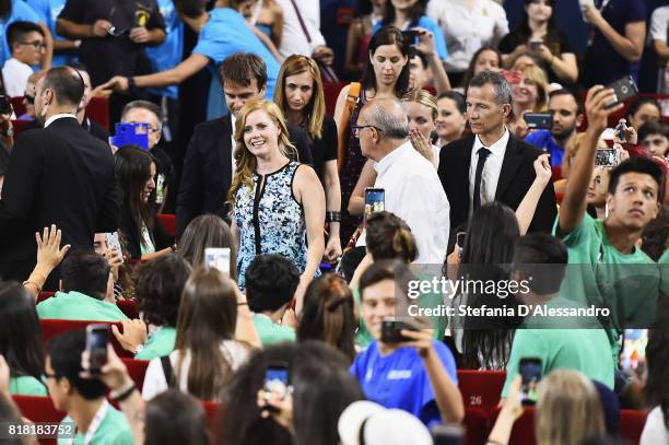 Attends Giffoni Film Festival 2017 on July 18, 2017 in Giffoni Valle Piana, Italy.