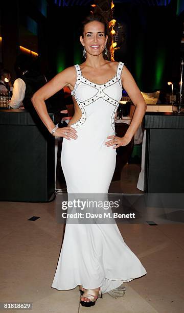 Sophie Anderton attends the Salon Prive Summer Ball, at the Hurlingham Park on July 3, 2008 in London, England.