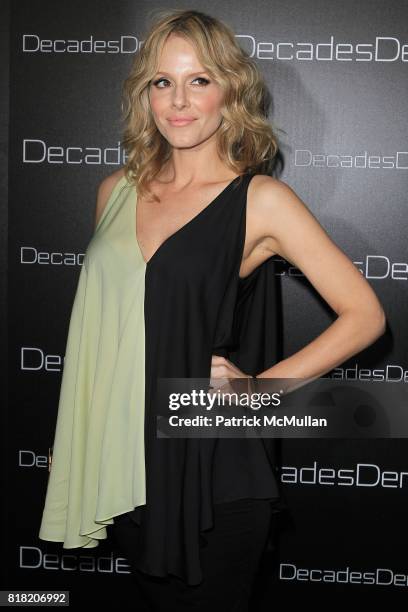 Monet Mazur attends Decades Denim Launch Event at Private Residence on November 2, 2010 in Los Angeles, California.