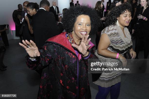 Sherry Bronfman and Ciara Ramirez attend The 2010 Jazz Interlude Honoring Lois and Roland W. Betts and Elizabeth Catlett at Museum of Modern Art on...
