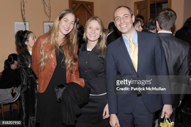 Karina Correa-Maury, Debora Bandura and Horacio Fabiano attend La Nuit du Gateau at La Maison du Chocolat at La Maison du Chocolat on November 3,...