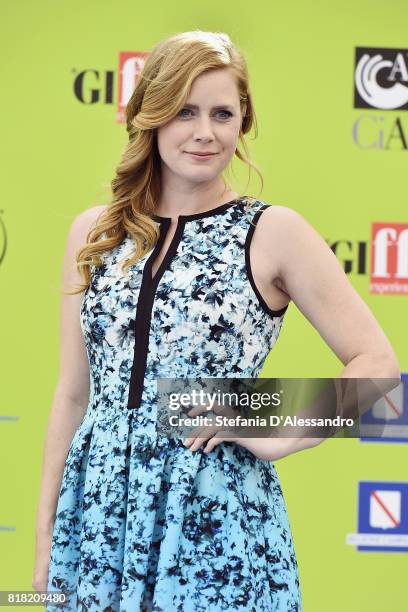 Amy Adams attends Giffoni Film Festival 2017 Day 5 Photocall on July 18, 2017 in Giffoni Valle Piana, Italy.