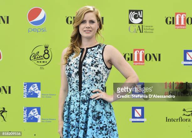 Amy Adams attends Giffoni Film Festival 2017 Day 5 Photocall on July 18, 2017 in Giffoni Valle Piana, Italy.