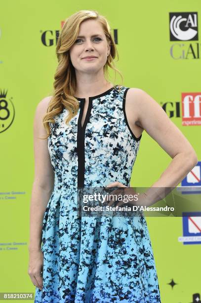 Amy Adams attends Giffoni Film Festival 2017 Day 5 Photocall on July 18, 2017 in Giffoni Valle Piana, Italy.