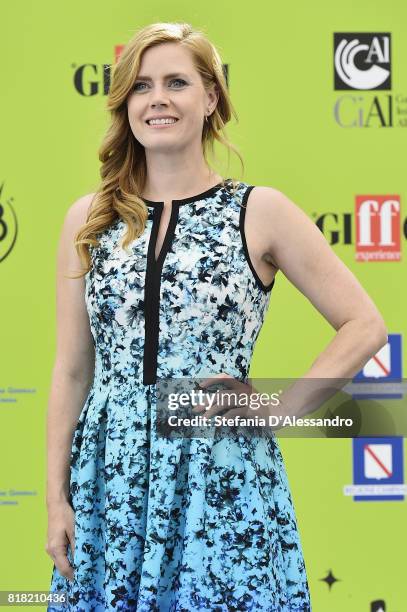 Amy Adams attends Giffoni Film Festival 2017 Day 5 Photocall on July 18, 2017 in Giffoni Valle Piana, Italy.