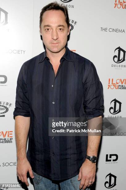 Brennan Brown attends THE CINEMA SOCIETY & DELEON Tequila host a screening of "I LOVE YOU PHILLIP MORRIS" at SVA Theater on November 22, 2010 in New...