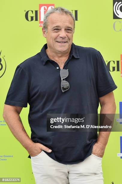 Claudio Amendola attends Giffoni Film Festival 2017 Day 5 Photocall on July 18, 2017 in Giffoni Valle Piana, Italy.