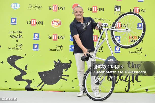 Claudio Amendola attends Giffoni Film Festival 2017 Day 5 Photocall on July 18, 2017 in Giffoni Valle Piana, Italy.