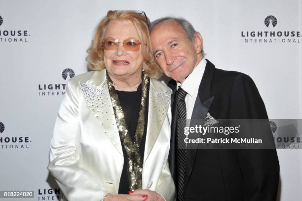 Gena Rowlands and Ben Gazzara attend LIGHTHOUSE INTERNATIONAL Annual Gala LIGHTYEARS at The Plaza Hotel on November 22, 2010 in New York City.