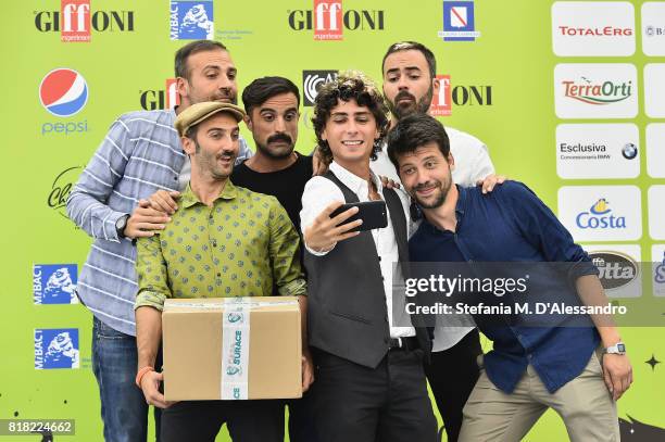 Casa Surace attend Giffoni Film Festival 2017 Day 5 Photocall on July 18, 2017 in Giffoni Valle Piana, Italy.
