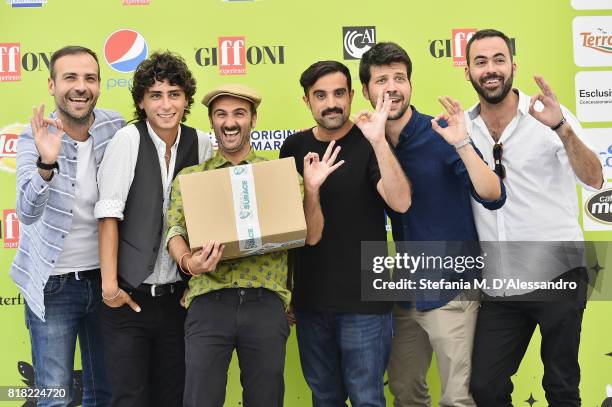 Casa Surace attend Giffoni Film Festival 2017 Day 5 Photocall on July 18, 2017 in Giffoni Valle Piana, Italy.