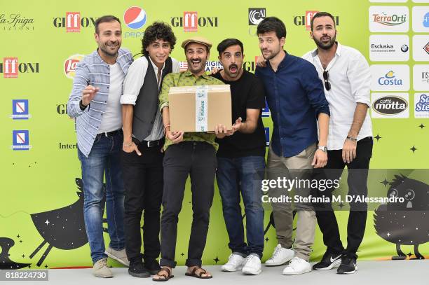 Casa Surace attend Giffoni Film Festival 2017 Day 5 Photocall on July 18, 2017 in Giffoni Valle Piana, Italy.