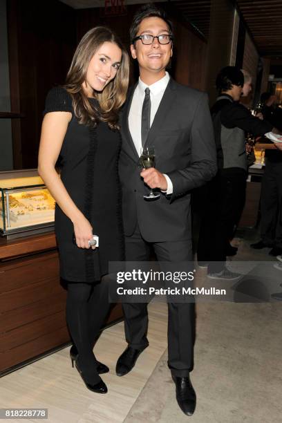 Anya Assante and Elliot Tomavno attend DAVID YURMAN Hosts A Men's Evening with dot429 at David Yurman’s Townhouse on November 3rd, 2010 in New York...