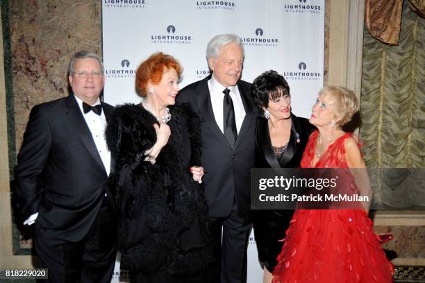 Mark Ackermann, Arlene Dahl, Robert Osborne, Chita Rivera and Jane Powell attend LIGHTHOUSE INTERNATIONAL Annual Gala LIGHTYEARS at The Plaza Hotel...