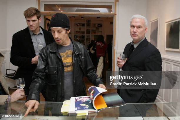 Steven Klein and Klaus Biesenbach attend STEVEN KLEIN Stag Film Book Party at John McWhinnie-Glenn Horowitz Bookseller & Art Gallery on November 22,...