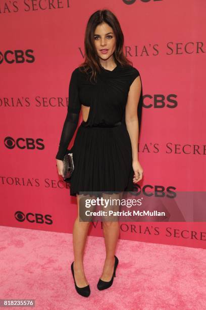 Julia Restoin Roitfeld attend VICTORIA'S SECRET Fashion Show 2010 Arrivals at Lexington Armory on November 10th, 2010 in New York City.