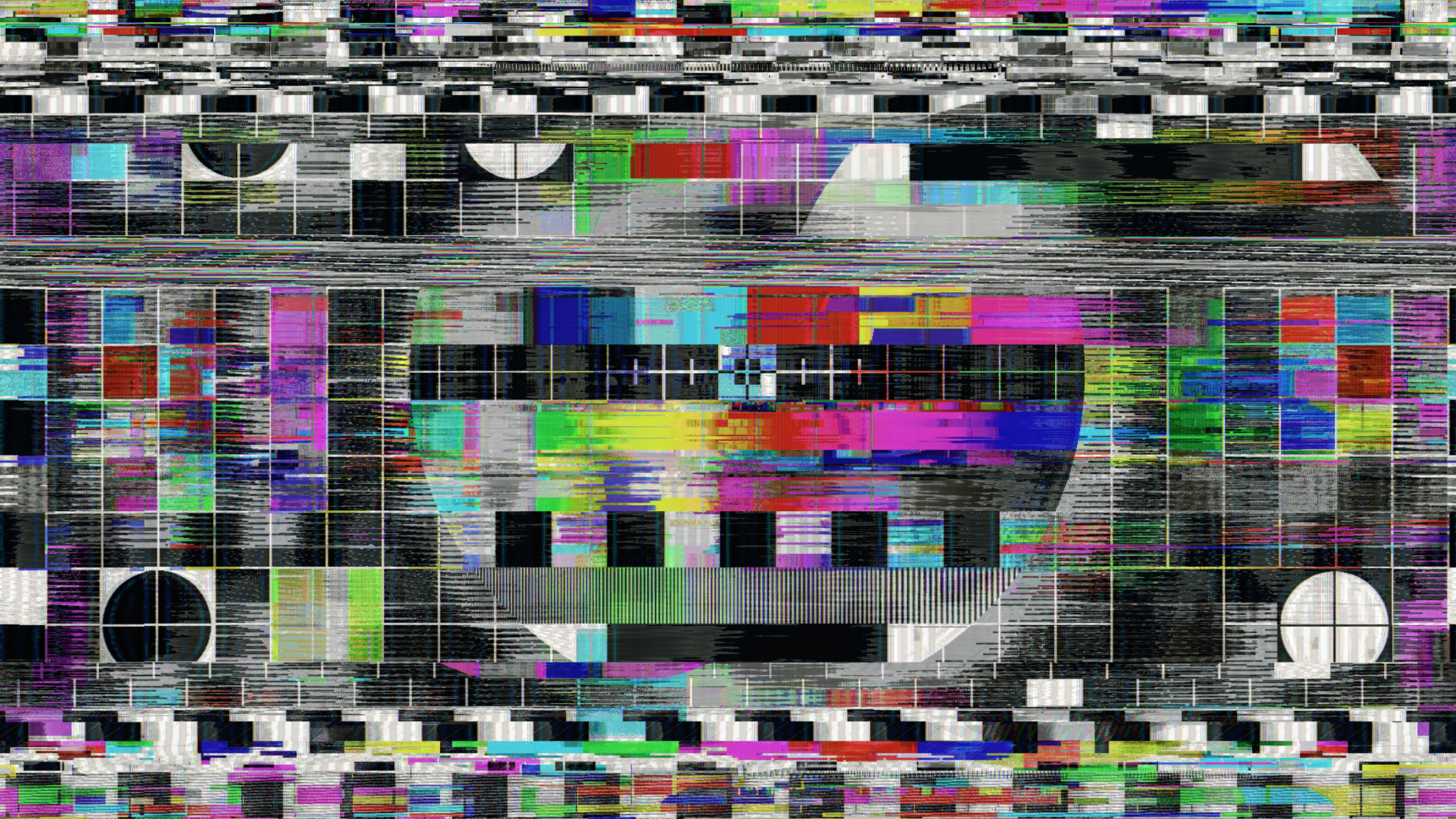damaged tv