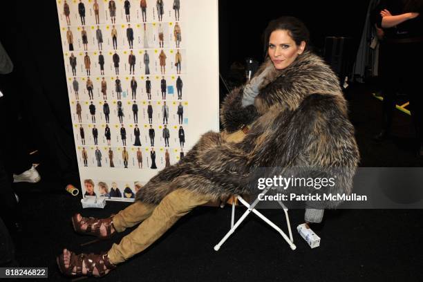 Frankie Rayder attend MICHAEL KORS Fall 2010 Collection at Bryant Park Tent on February 17th, 2010 in New York City.