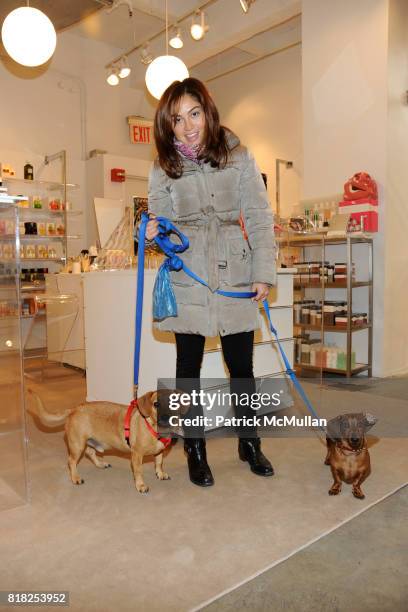 Anna Bebanbur, Coco and Mangle attend JEFFREY New York and BACCARAT host the Launch of Bouchons De Carafe by Elie Top for BACCARAT at Jeffrey on...