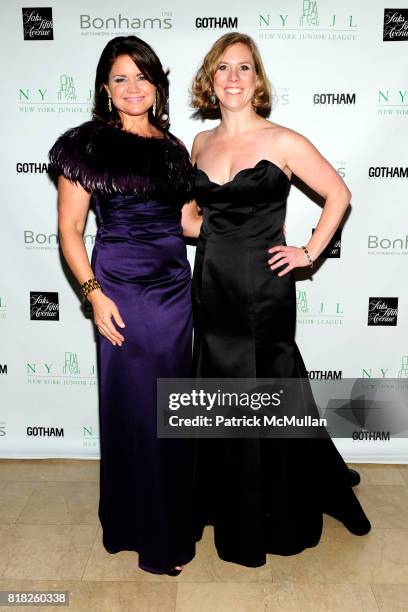 Julia Boland Bleetstein and Karen Dean attend NEW YORK JUNIOR LEAGUE'S 2010 Winter Ball at The Plaza Hotel on February 25th, 2010 in New York City.