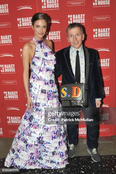 Vanessa Fitzgerald and Simon Doonan attend 2010 BAILEY HOUSE Auction and Party at Roseland Ballroom on February 25, 2010 in New York City.