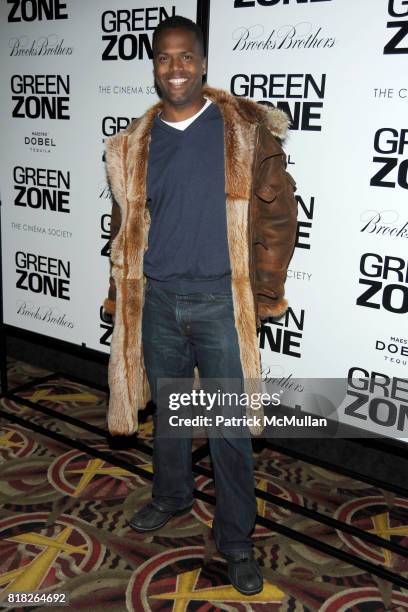 Calloway attends UNIVERSAL PICTURES with THE CINEMA SOCIETY & BROOKS BROTHERS host the World Premiere of "GREEN ZONE" at AMC Loews Lincoln Square on...