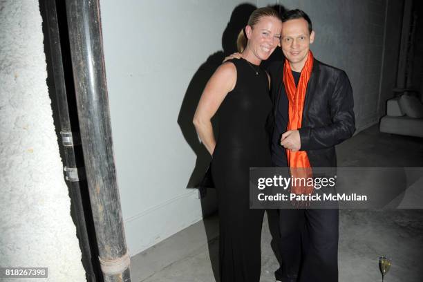 Jennifer Crawford and Carsten Nicolai attend CALVIN KLEIN COLLECTION Afterparty to Celebrate the Men's & Women's Fall 2010 Collections at 15 Little...