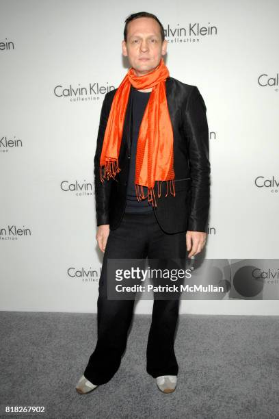 Carsten Nicolai attends CALVIN KLEIN COLLECTION Afterparty to Celebrate the Men's & Women's Fall 2010 Collections at 15 Little West 12th St on...