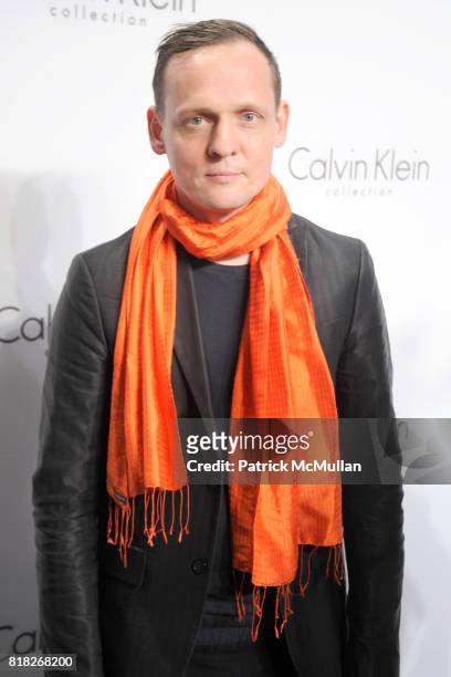 Carsten Nicolai attends CALVIN KLEIN COLLECTION Afterparty to Celebrate the Men's & Women's Fall 2010 Collections at 15 Little West 12th St on...