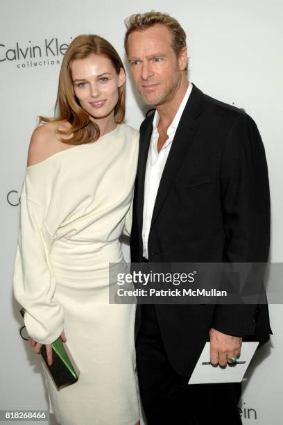 Edita Vilkeviciute and ? attend CALVIN KLEIN COLLECTION Afterparty to Celebrate the Men's & Women's Fall 2010 Collections at 15 Little West 12th St...