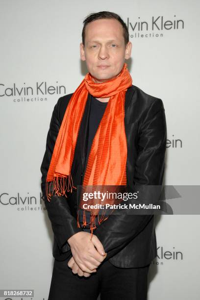 Carsten Nicolai attends CALVIN KLEIN COLLECTION Afterparty to Celebrate the Men's & Women's Fall 2010 Collections at 15 Little West 12th St on...