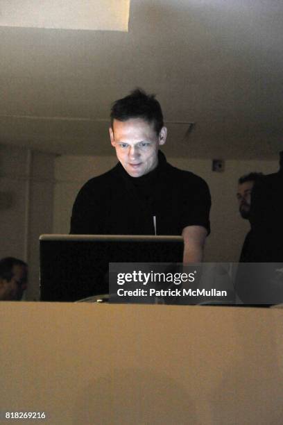 Carsten Nicolai attend CALVIN KLEIN COLLECTION Women's Fall 2010 Runway Show at Calvin Klein Inc. On February 18th, 2010 in New York City.